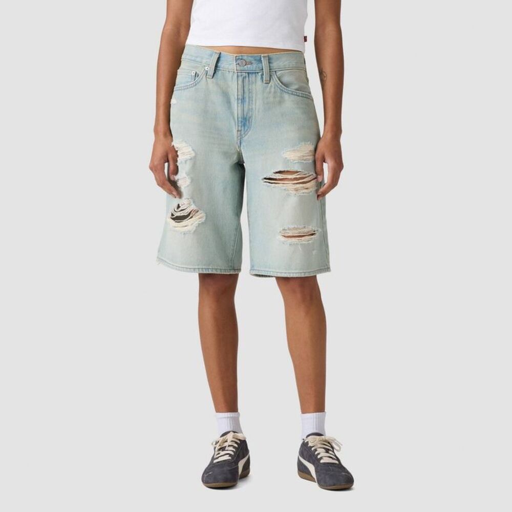 Open Box - Levi's -  Women's Middy Jorts - Que Pasa 28 Blue